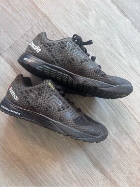 Reebok Black and Gray CrossFit Training Sneakers